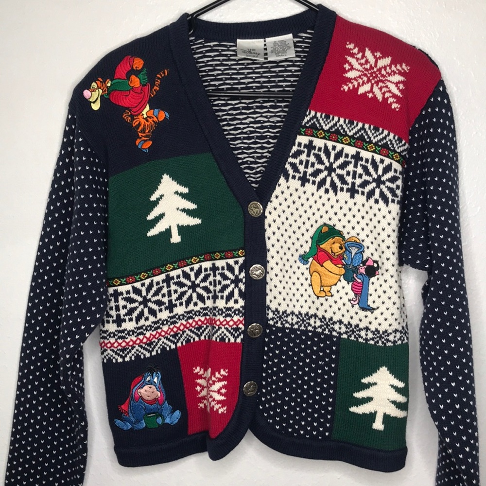 Disney Vintage Cardigan vintage Alpine Pooh